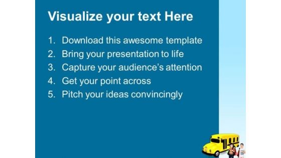 School Theme With Kids Picture PowerPoint Templates Ppt Backgrounds For Slides 0413
