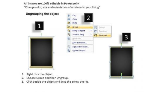 Science Subjects On A Blackboard 2 PowerPoint Slides And Ppt Diagram Templates