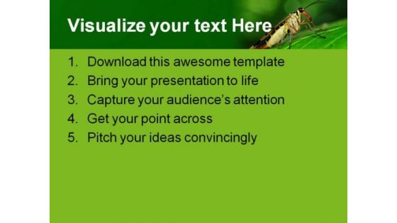 Scorpionfly Nature PowerPoint Templates And PowerPoint Backgrounds 0111