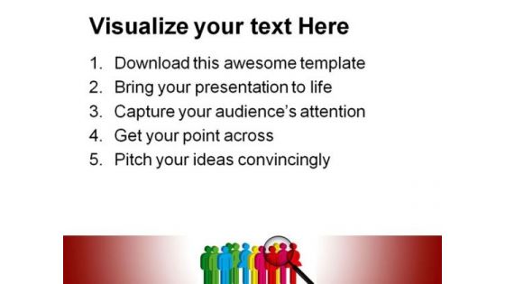 Search Colleagues Business PowerPoint Backgrounds And Templates 1210