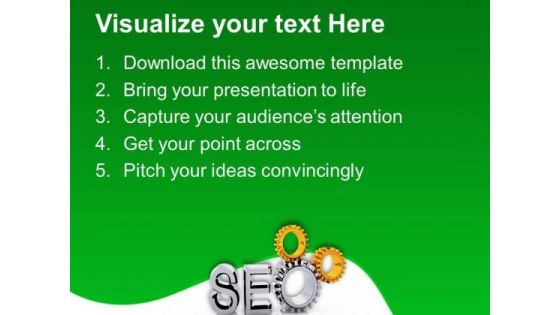 Search Engine Optimization Technology PowerPoint Templates Ppt Backgrounds For Slides 0713