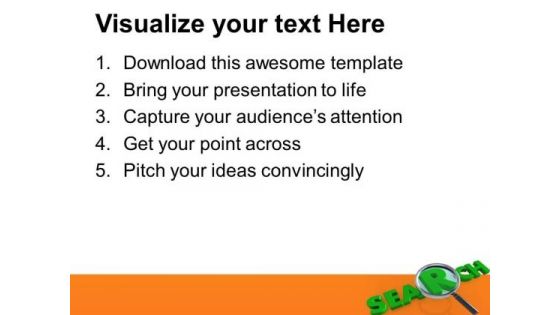Search For Good Ideas PowerPoint Templates Ppt Backgrounds For Slides 0713