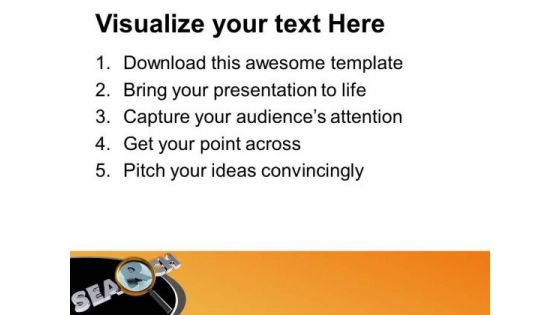 Search The Right Answer To Question PowerPoint Templates Ppt Backgrounds For Slides 0713