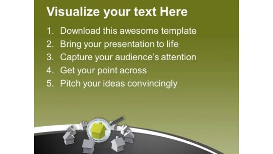 Search The Right Property For Investment PowerPoint Templates Ppt Backgrounds For Slides 0713