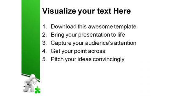 Search The Solution Metaphor PowerPoint Templates And PowerPoint Backgrounds 0811