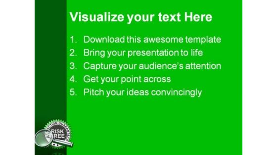 Searching For A Guarantee Business PowerPoint Backgrounds And Templates 1210