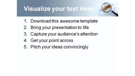 Searching Job Future PowerPoint Themes And PowerPoint Slides 0511
