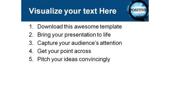 Searching Positive Metaphor PowerPoint Templates And PowerPoint Backgrounds 0811