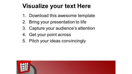 Secure Data In A Hard Disk PowerPoint Templates Ppt Backgrounds For Slides 0713