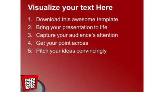 Secure Data In A Hard Disk PowerPoint Templates Ppt Backgrounds For Slides 0713