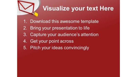 Secure Email Technology PowerPoint Templates Ppt Backgrounds For Slides 0413