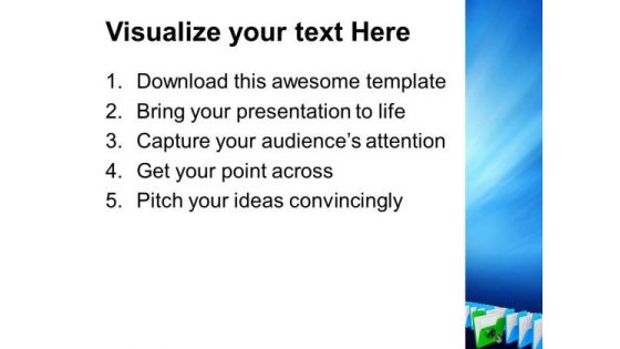 Secure Folders Computer PowerPoint Templates And PowerPoint Themes 0812