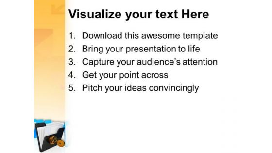 Secure Folders Computer PowerPoint Templates And PowerPoint Themes 1012