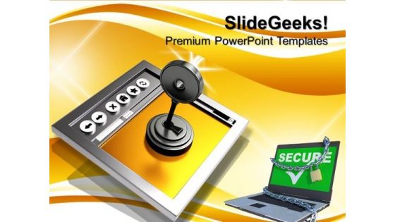 Secure Internet Connection Security PowerPoint Templates And PowerPoint Themes 0712