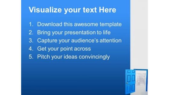 See The Door Of Success PowerPoint Templates Ppt Backgrounds For Slides 0813