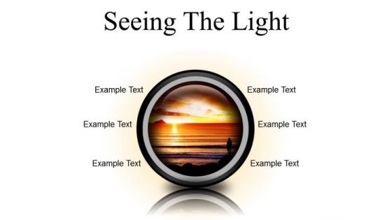 Seeing The Light Nature PowerPoint Presentation Slides Cc