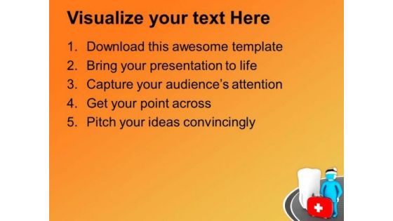 Seek Advise From Dentist PowerPoint Templates Ppt Backgrounds For Slides 0713