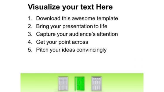 Select The Right Way To Success PowerPoint Templates Ppt Backgrounds For Slides 0413
