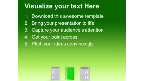 Select The Right Way To Success PowerPoint Templates Ppt Backgrounds For Slides 0413