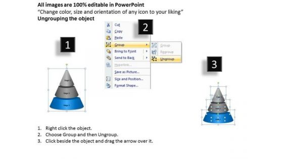 Semi Circular Pyramid Process 3 Stages Ppt Business Plan Writer PowerPoint Templates
