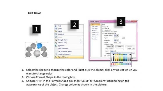Semicircle Training Program 6 Stages Ppt Circular Process Diagram PowerPoint Slide