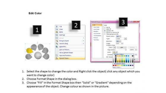 Semicircle Training Program 6 Stages Ppt Circular Process Diagram PowerPoint Slides