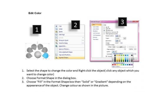 Semicircle Training Program 6 Stages Ppt Cycle Spoke Network PowerPoint Slides
