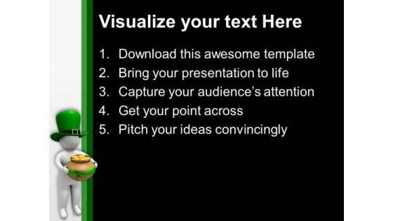 Send Wishes Of Patricks Day PowerPoint Templates Ppt Backgrounds For Slides 0713