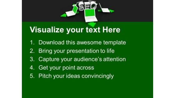 Seo Choices Marketing PowerPoint Templates And PowerPoint Themes 1012