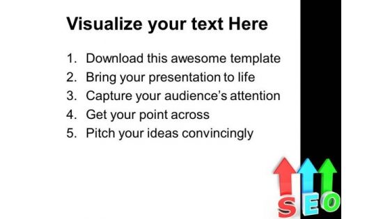 Seo Marketing Arrows PowerPoint Templates And PowerPoint Themes 1012