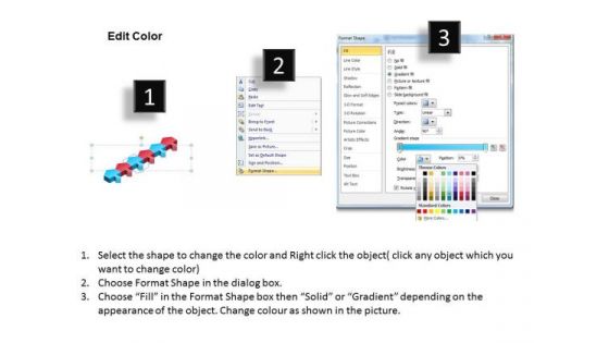 Serial And Parallel Processing Stages Increasing Arrow Diagram PowerPoint Templates