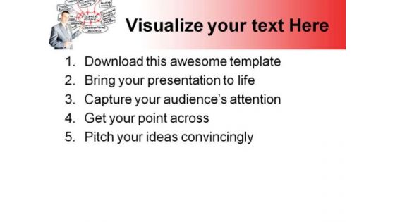 Serious Speaker Business PowerPoint Themes And PowerPoint Slides 0411