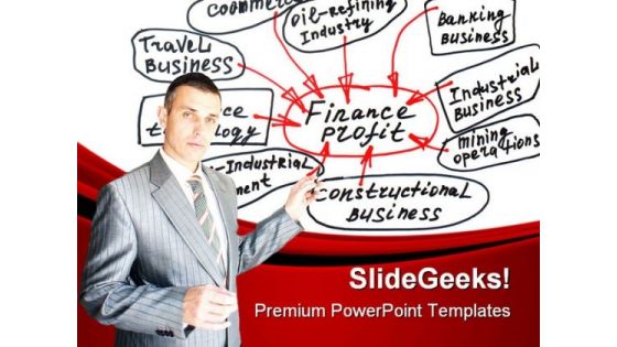 Serious Speaker Business PowerPoint Themes And PowerPoint Slides 0411