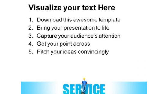 Service Construction PowerPoint Templates And PowerPoint Backgrounds 0611