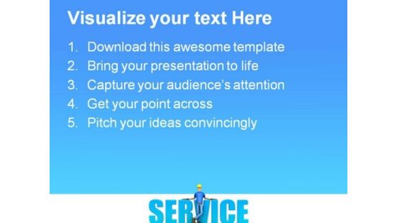 Service Construction PowerPoint Templates And PowerPoint Backgrounds 0611