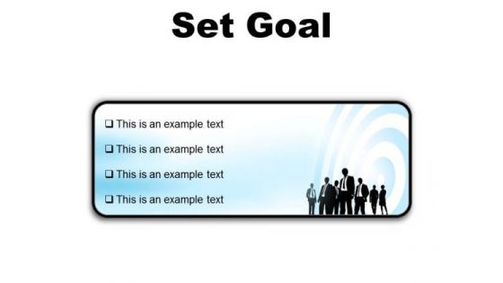 Set Goal Business PowerPoint Presentation Slides R Set Goal Business PowerPoint Presentation Slides R