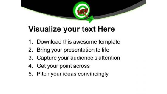 Set New Business Targets PowerPoint Templates Ppt Backgrounds For Slides 0713
