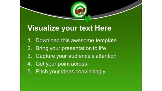 Set New Business Targets PowerPoint Templates Ppt Backgrounds For Slides 0713