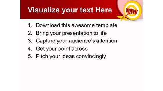 Set New Targets In Business PowerPoint Templates Ppt Backgrounds For Slides 0513