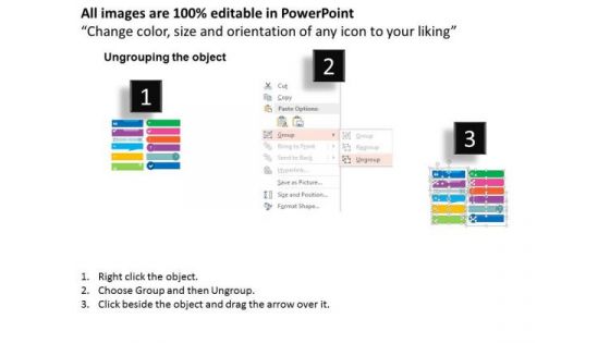 Set Of Frames For Business Data And Information PowerPoint Template
