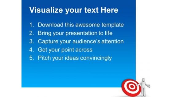 Set The Business Targets PowerPoint Templates And PowerPoint Themes 0612
