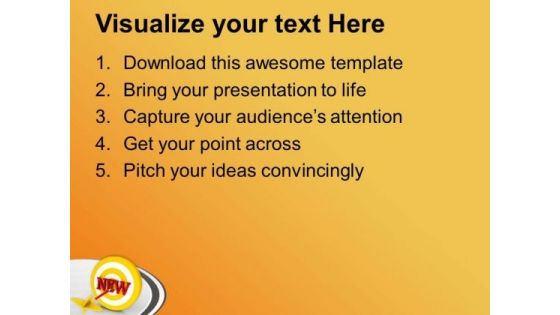 Set The New Target For Business PowerPoint Templates Ppt Backgrounds For Slides 0513