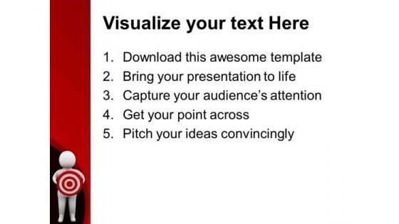 Set The Target In Business PowerPoint Templates Ppt Backgrounds For Slides 0613