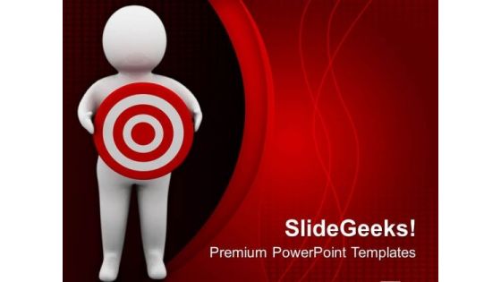 Set The Target In Business PowerPoint Templates Ppt Backgrounds For Slides 0613