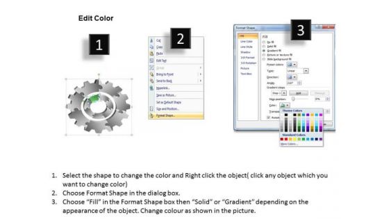 Seven Staged Gear Diagram Ppt Business Plans For Small PowerPoint Slides