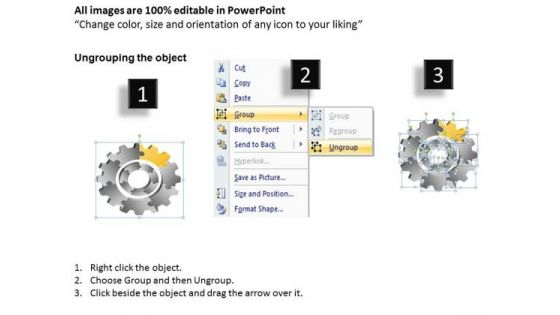 Seven Staged Gear Diagram Ppt How Do Write Business Plan PowerPoint Slides