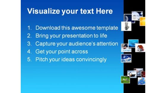 Several Business PowerPoint Template 1110