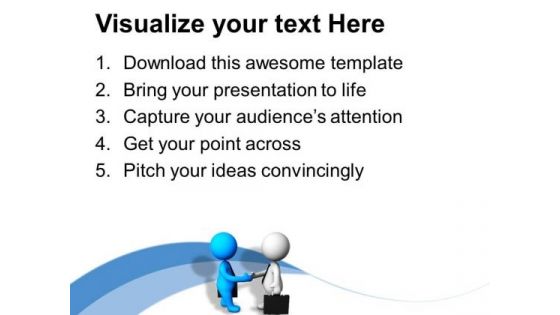 Shake Hands With Confidence PowerPoint Templates Ppt Backgrounds For Slides 0713
