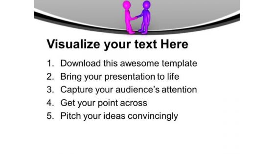 Shake Hands With Customer For Success PowerPoint Templates Ppt Backgrounds For Slides 0613
