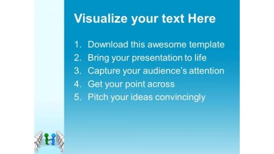 Shake Hands With Different Clients PowerPoint Templates Ppt Backgrounds For Slides 0613